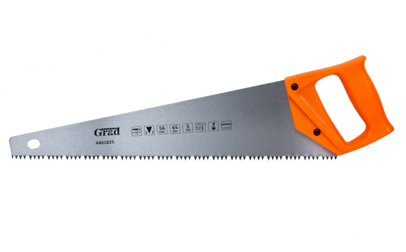 Ножовка по дереву GRAD 3TPI 450 мм (4401825) 1