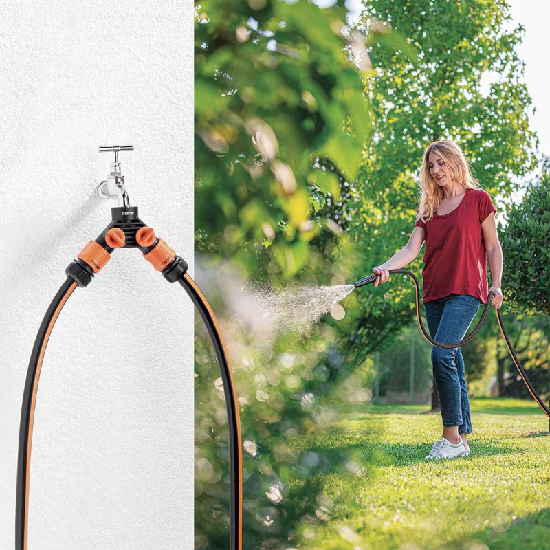 Фітинг-коннектор Claber 8607 для поливального шланга 1/2 (79707) 4