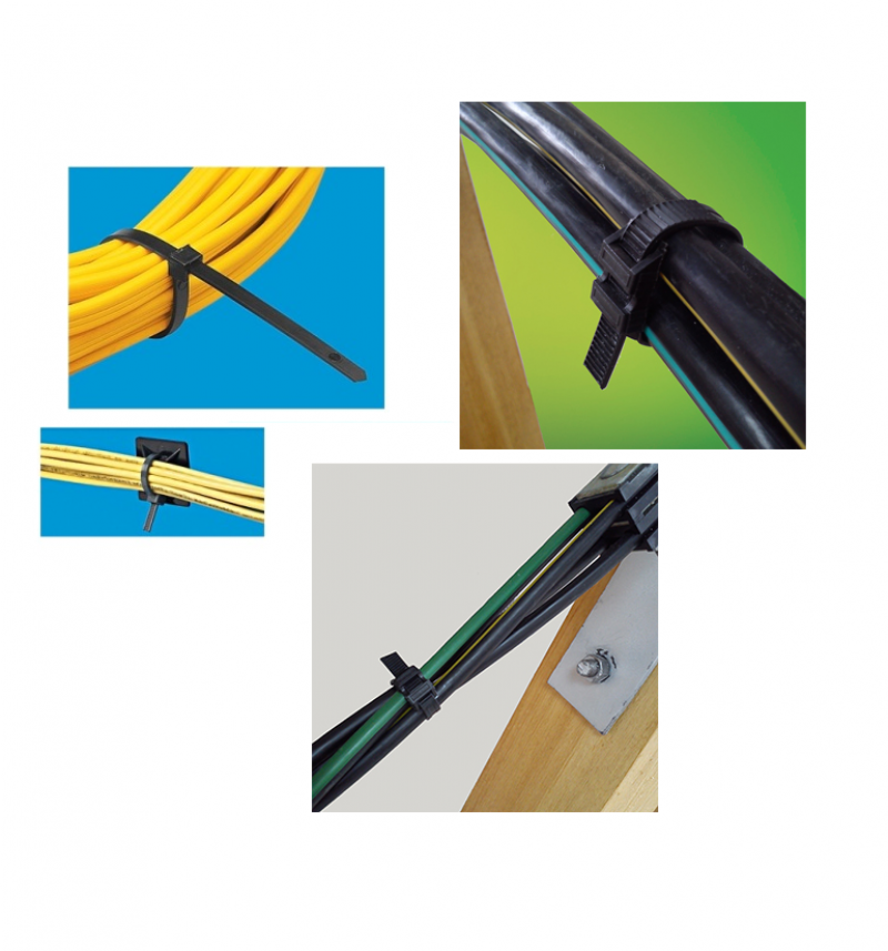 Хомут стягнутий Gemi капрон UV чорний 2,5х160 мм, 100 шт. (OK16\3) 6