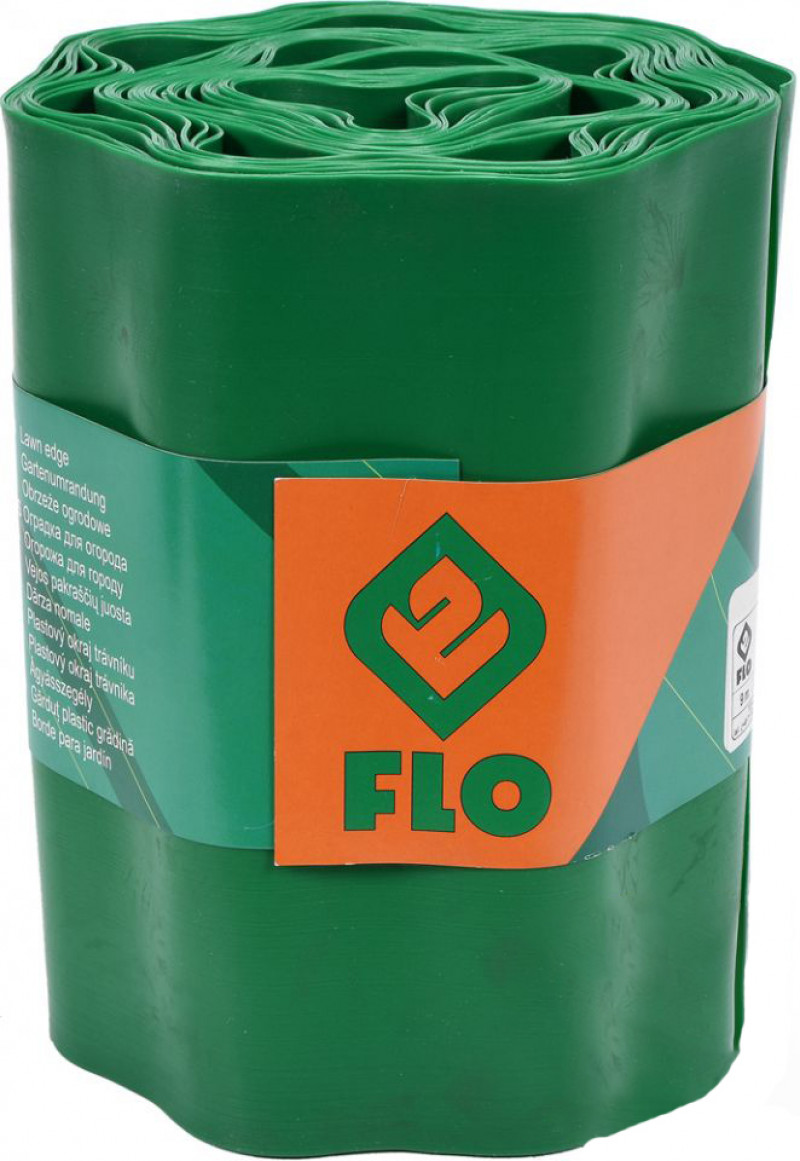 Бордюрна стрічка для газону FLO 9 м / 15 см, зелена (88701) 2
