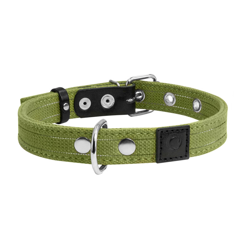 Нашийник для собак Collar з бавовняної стрічки, подвійний 20 мм / 31-41 см (6136) 3