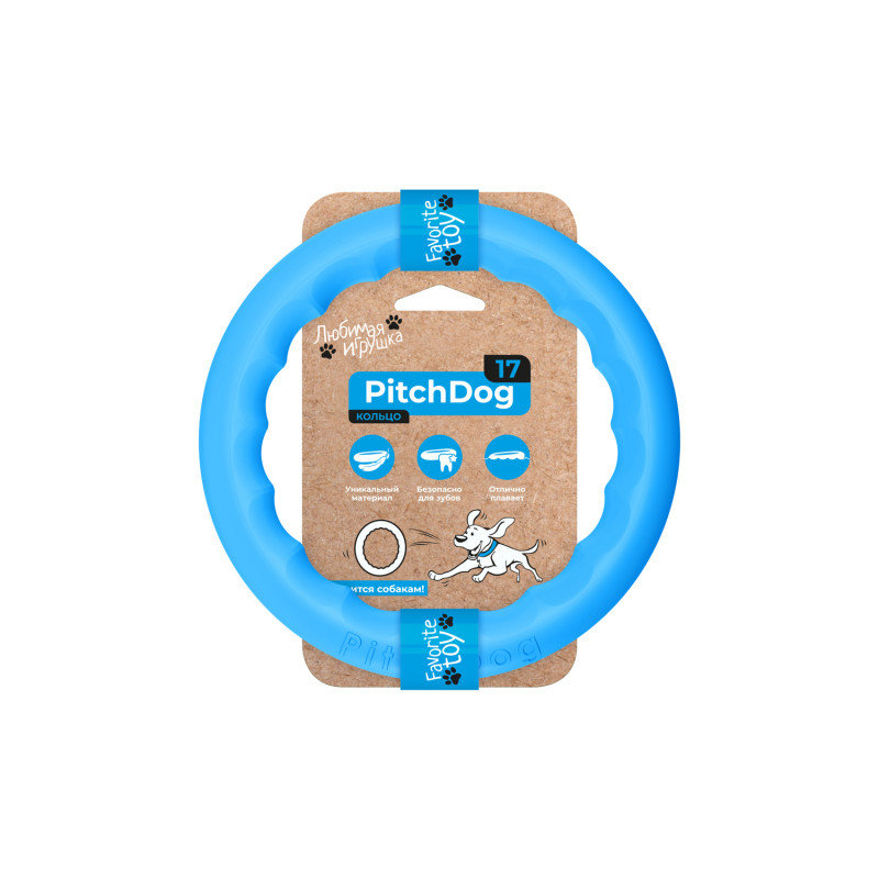 Кольцо для апортировки Collar PitchDog 17, голубое (62362) 1