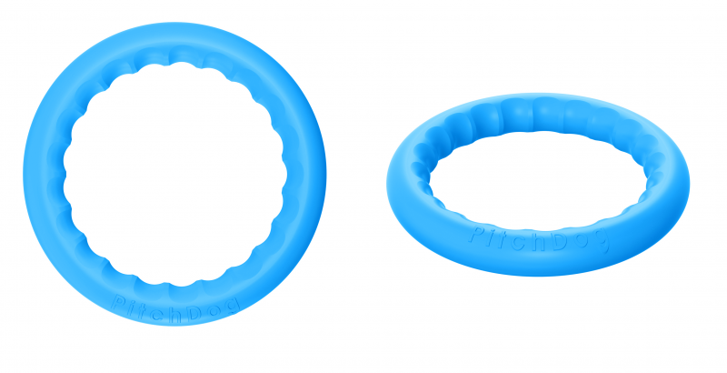 Кільце для апортировки Collar PitchDog 30, блакитне (62382) 2