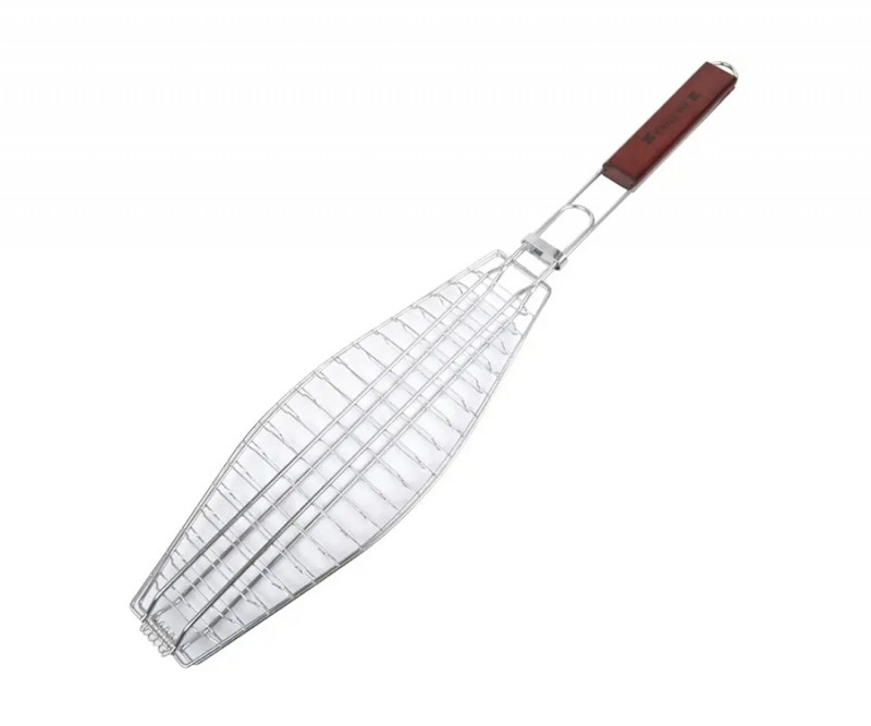 Двойная хромированная решетка Grill Me BQ-038, для рыбы (4823082701377) 1