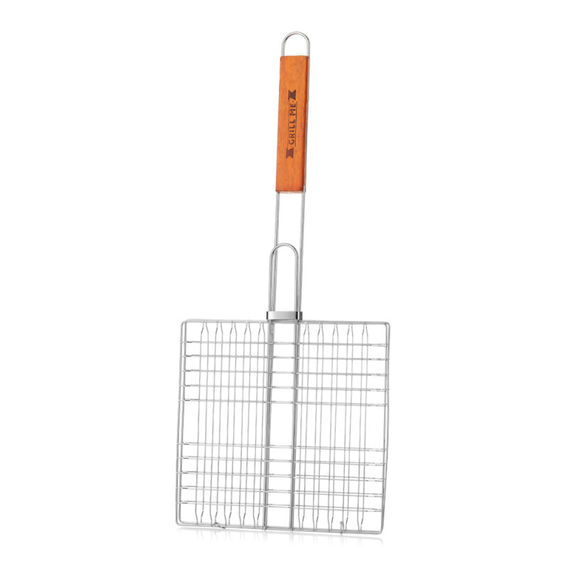 Двойная хромированная решетка Grill Me BQ-035, 25x24 см (4820152615978) 3