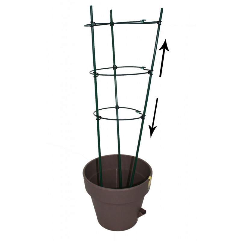 Поддержка для растений Elsa, 3 кольца, 120 см (IFR-120) 3