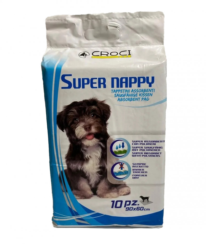 Пелюшки для собак Croci Super Nappy 90х60, 10 шт (00878) 1