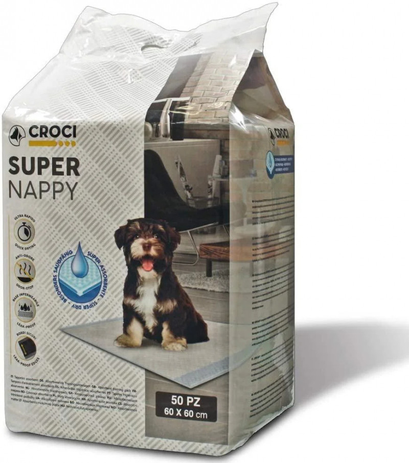 Пелюшки для собак Croсi Super Nappy 60х60, 50 шт (00877) 1