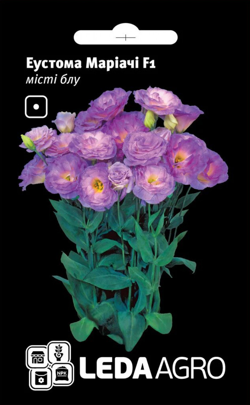 Насіння еустоми Маріачі F1, місті блуі, 5 шт, Sakata, Франція, Леда Агро