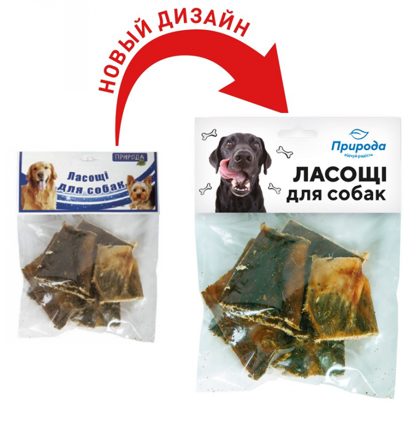 Лакомства для собак Природа Рубец, 30 г 2