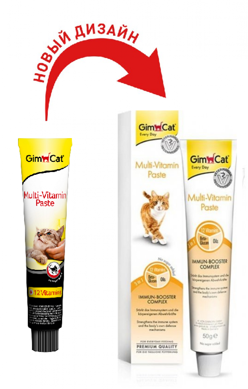 Мультивітамінна паста GimCat, для котів 50 г 2