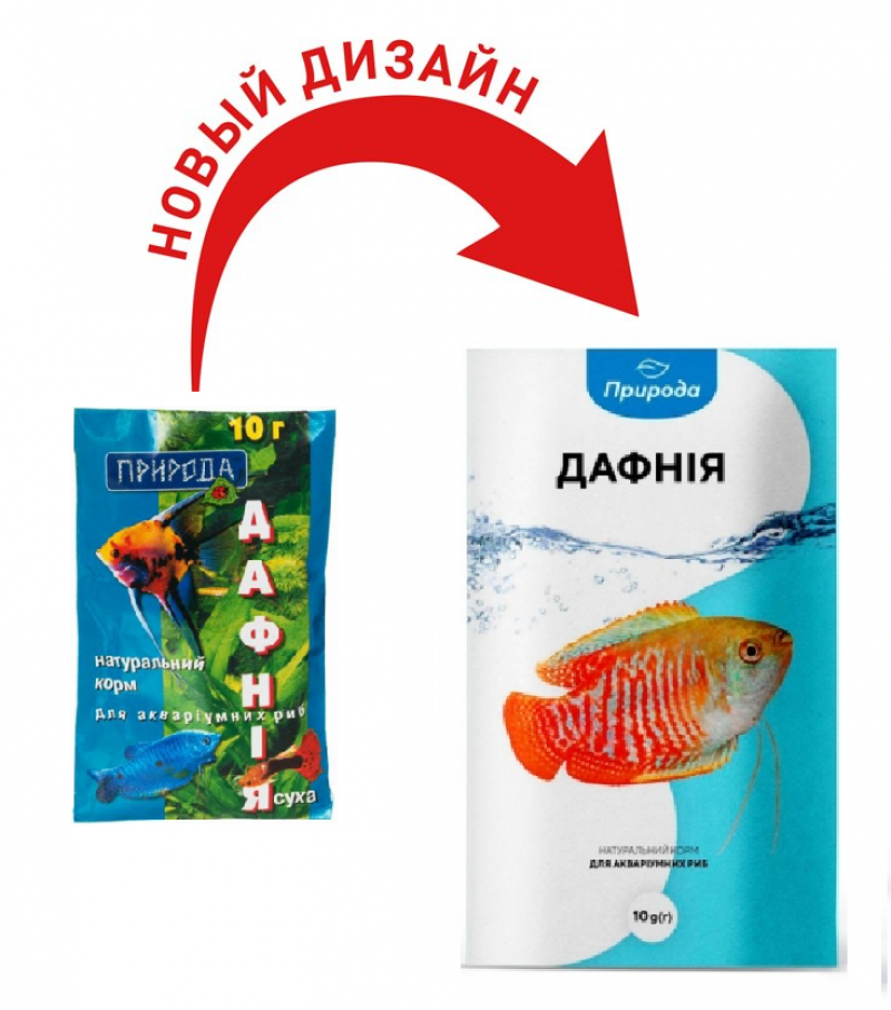Корм для риб Дафнія, Природа 10 г(740114) 2