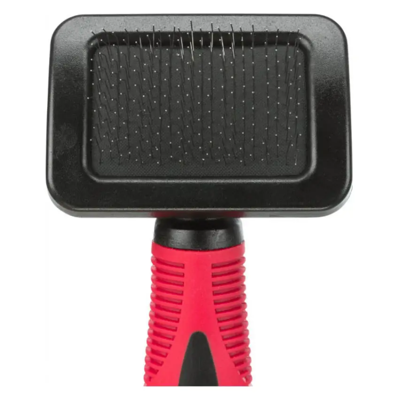 Щетка-пуходерка Trixie 9x16 см, с прорезиненной ручкой (24056) 3