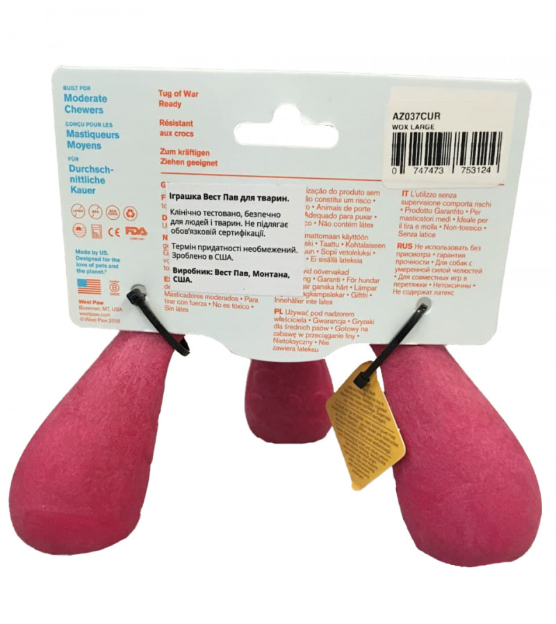 Іграшка для собак West Paw Wox Large Air Currant, 19 см (AZ037CUR) 3