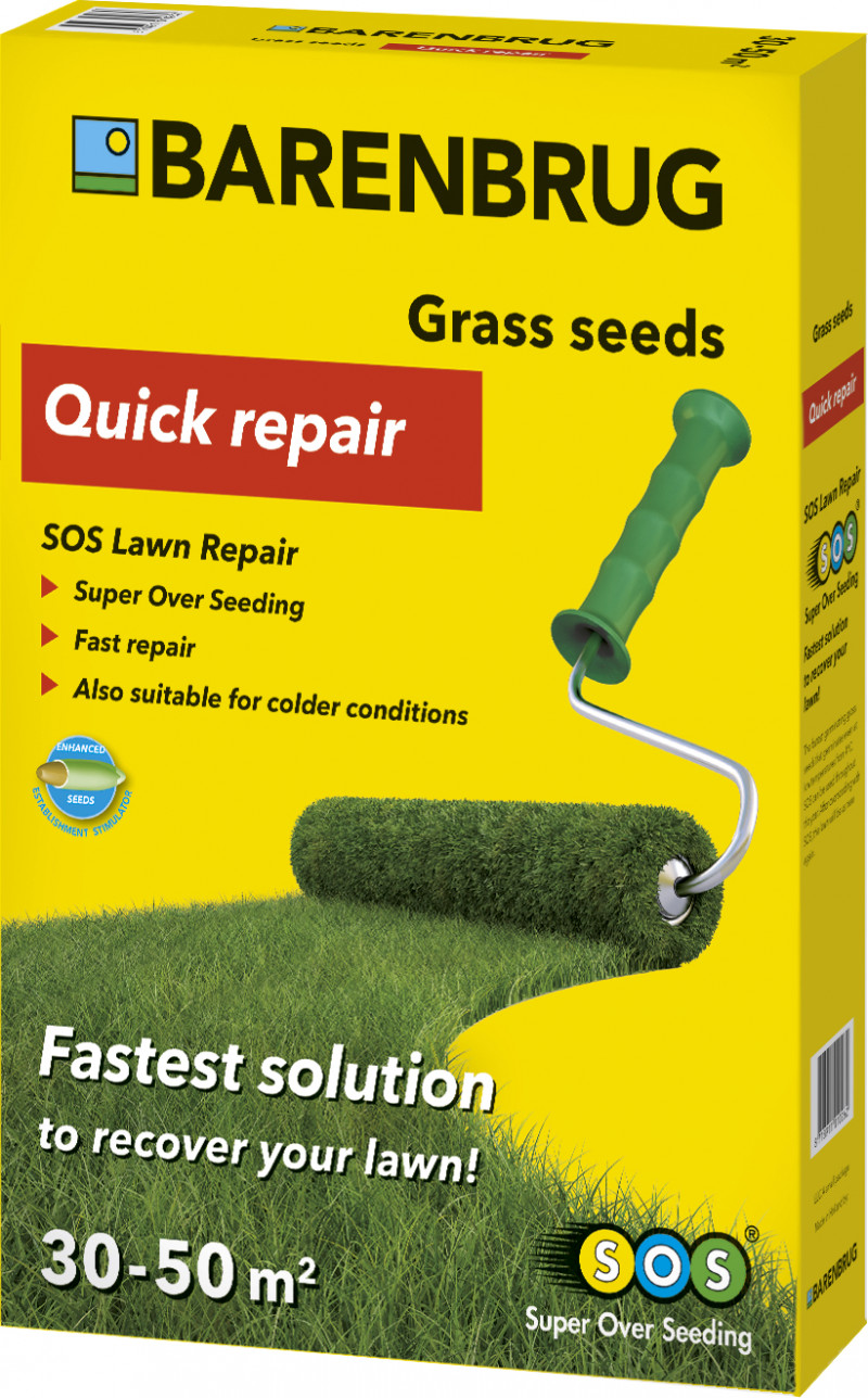 Газонная трава SOS Lawn repair Barenbrug (Баренбруг) влагосберегающая, 1 кг 1