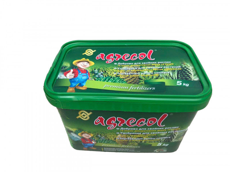 Комплексне мінеральне добриво для хвойних рослин Agrecol NPK 14.14.21, 5 кг (30234) 3