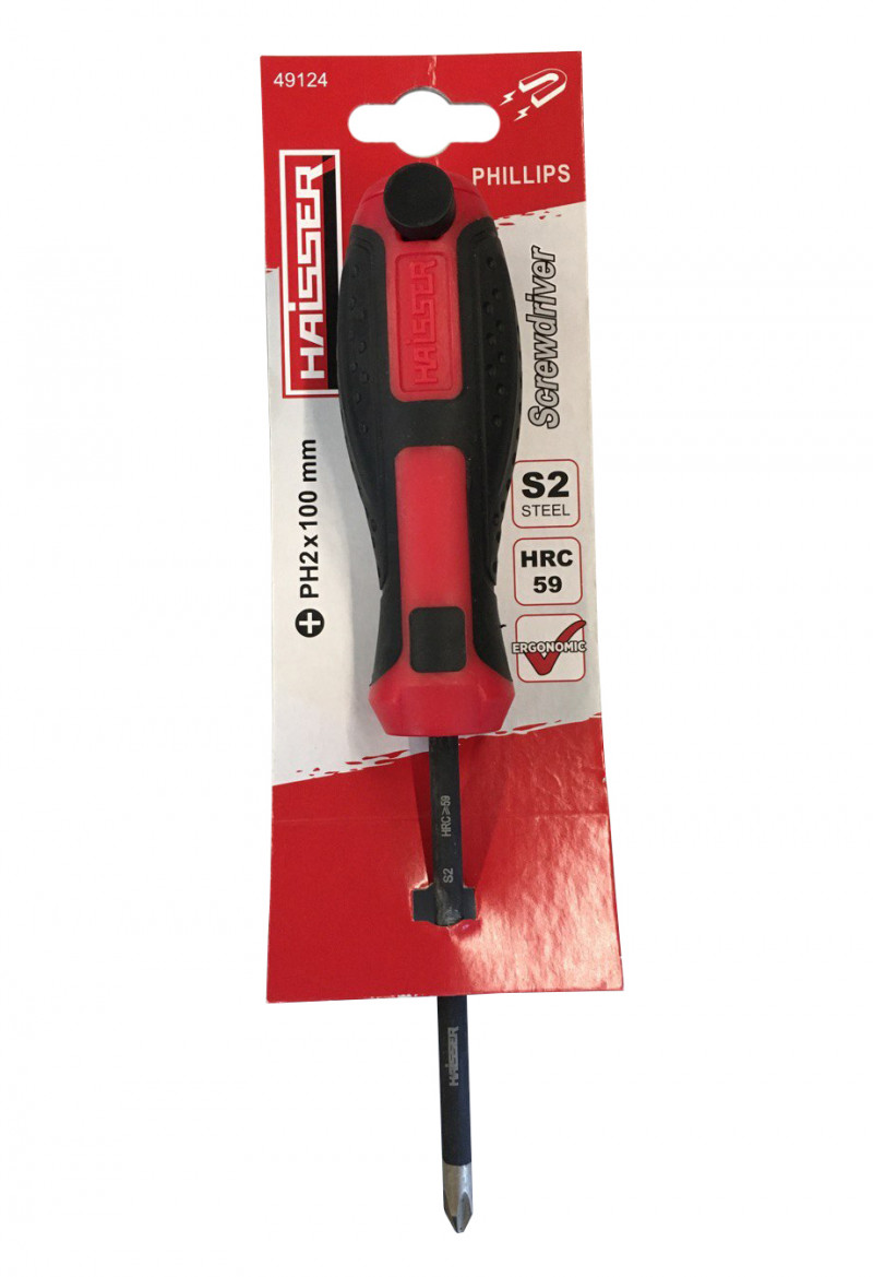 Викрутка Haisser (Хаиссер) S2 PH2x100 мм, 49124 1