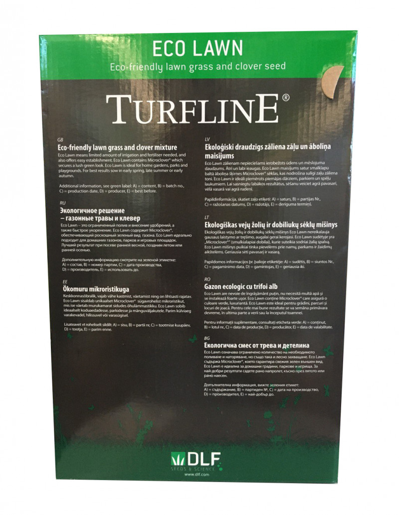 Насіння газонної трави DLF-Trifolium Turfline Eco-Lawn,1 кг 2
