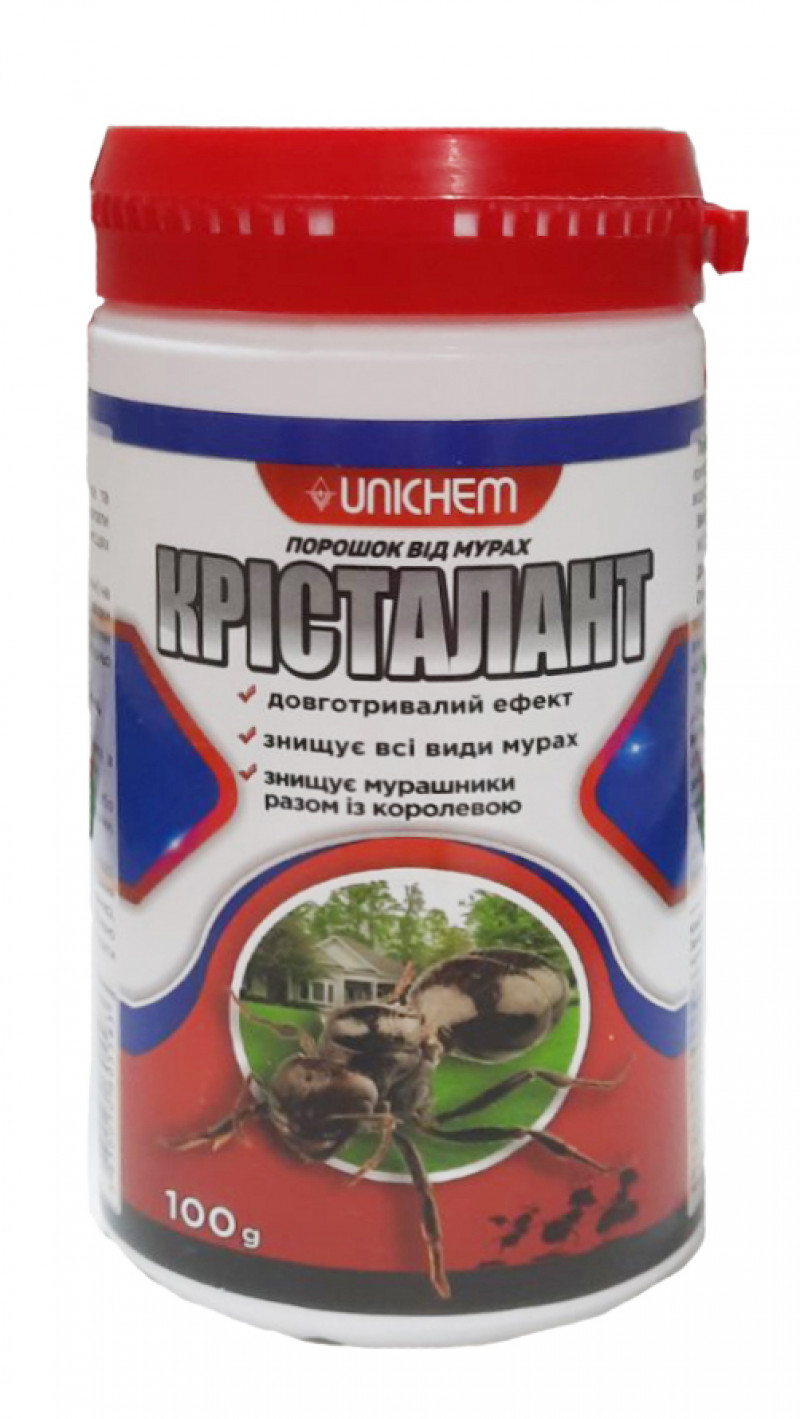 Порошок проти мурах Крісталант Unichem, 100 г 1