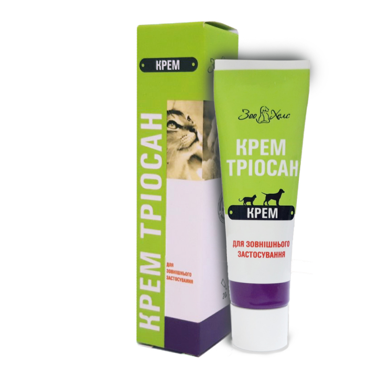 Антибактериальный крем Триосан ЗооХелс, 20 г 1