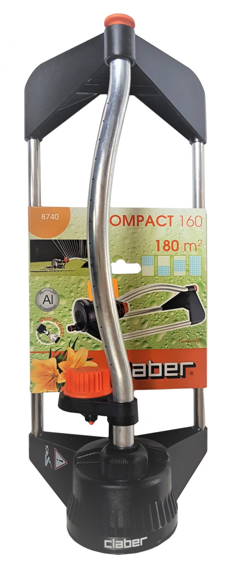 Дощувач Claber 8740 Compact-160 Promo полив до 180 м2 (79617) 3