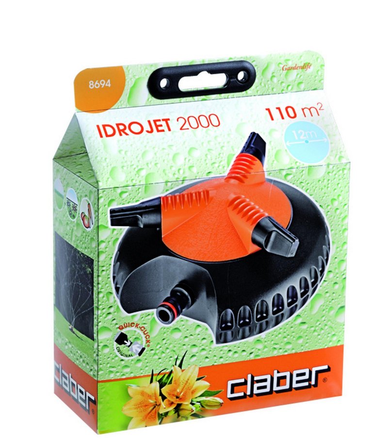 Дощувач Claber 8694 Idrojet 2000 Розмір поливу 113 м2 (79619) 6