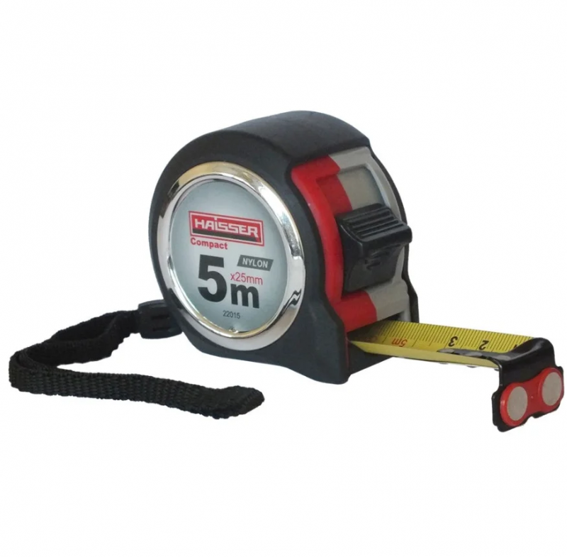 Рулетка измерительная Compact 5 м x 25 мм, Haisser (84378) 1