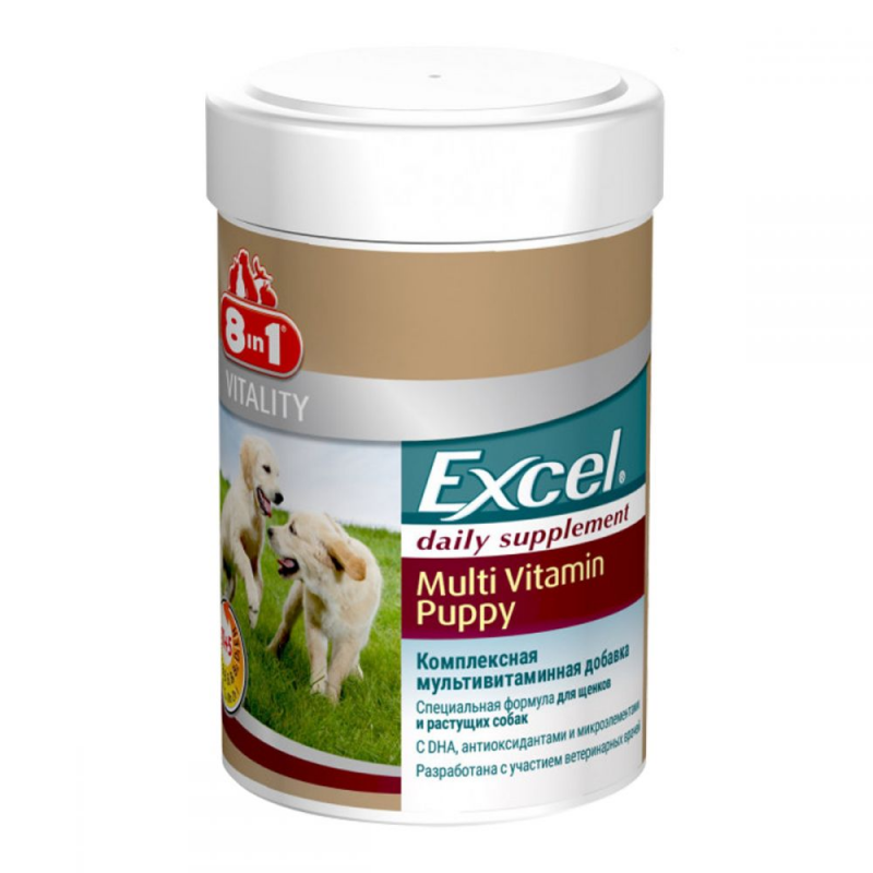 Мультивітамінний комплекс 8in1 Excel Multi Vitamin Puppy для цуценят, 100 таблеток (660433/108634) 1