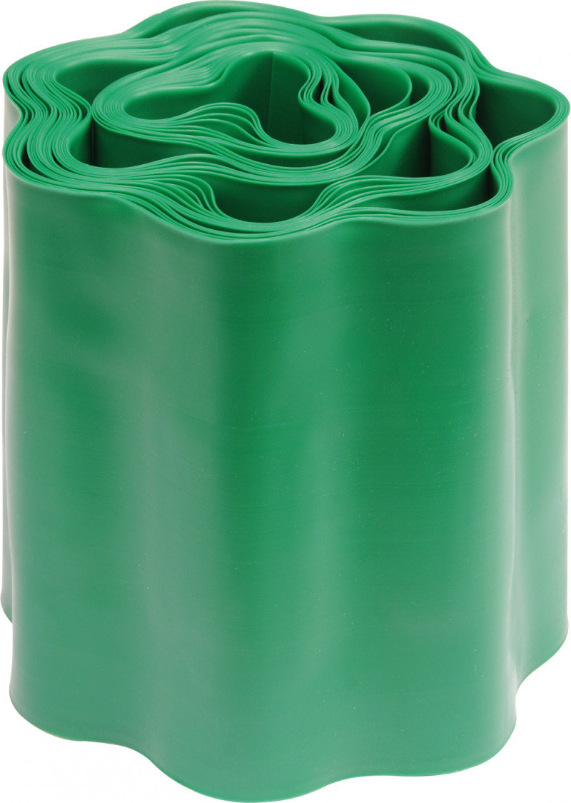 Бордюрна стрічка для газону FLO 9 м / 15 см, зелена (88701)