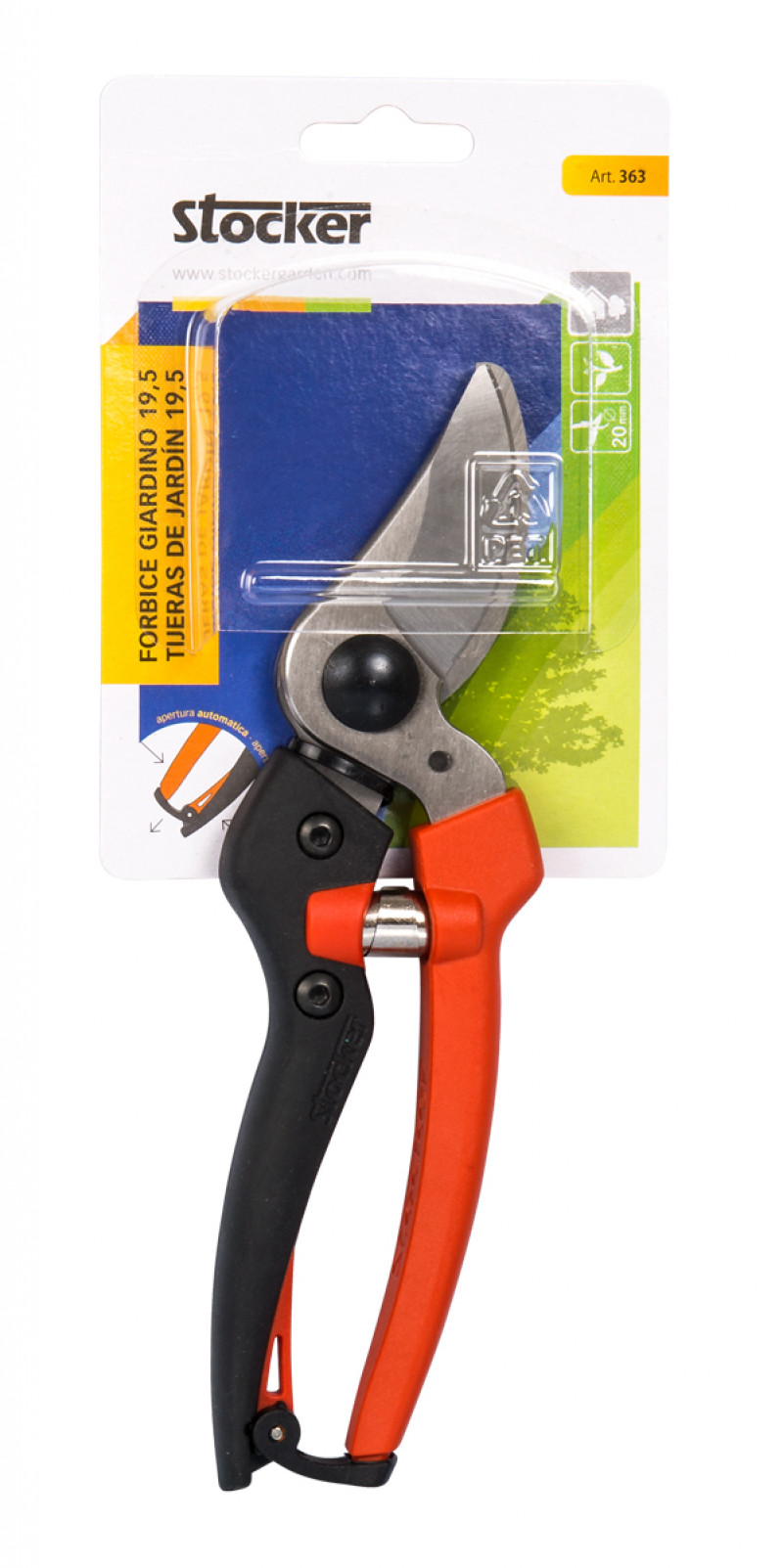 Секатор садовый Stocker 323 обводной 2