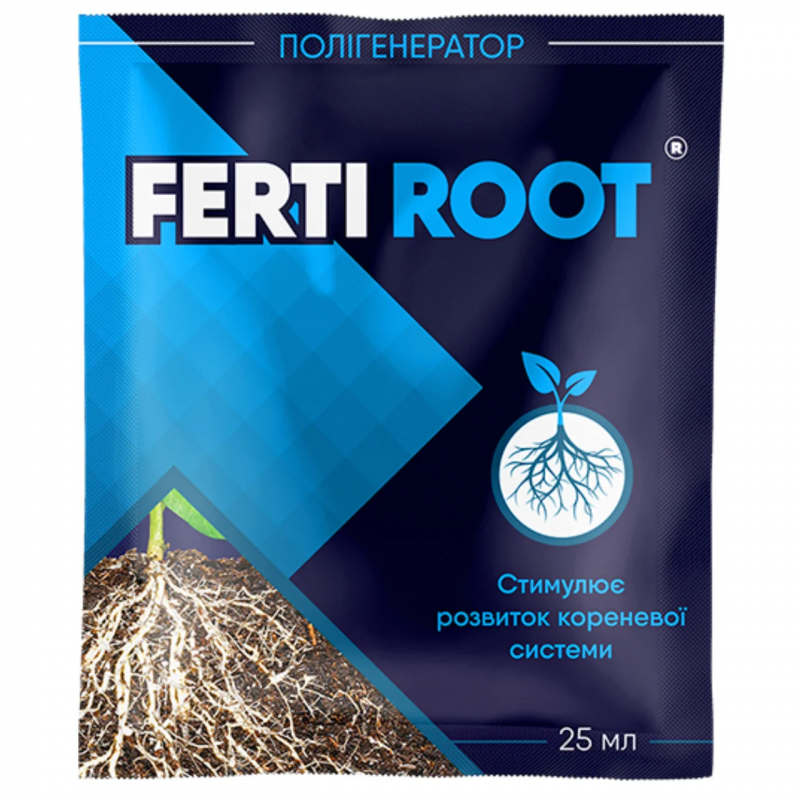 Полігенератор і стимулятор росту рослин Ferti Root, 25 мл 1