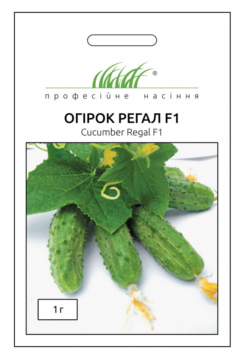 Насіння огірка Регал F1, 1г, Clause, Франція, Насіння Pro seeds 1