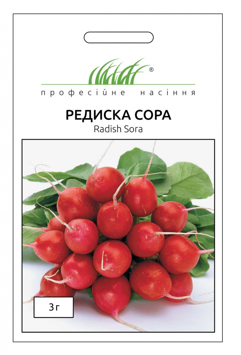Насіння редису Сора, 3 г, Nunhems Zaden, Нідерланди, Професійне насіння 1
