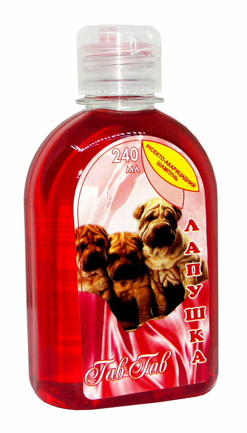 Шампунь инсектоакарицидный Лапушка Гав-гав, для щенков, 240 мл 1