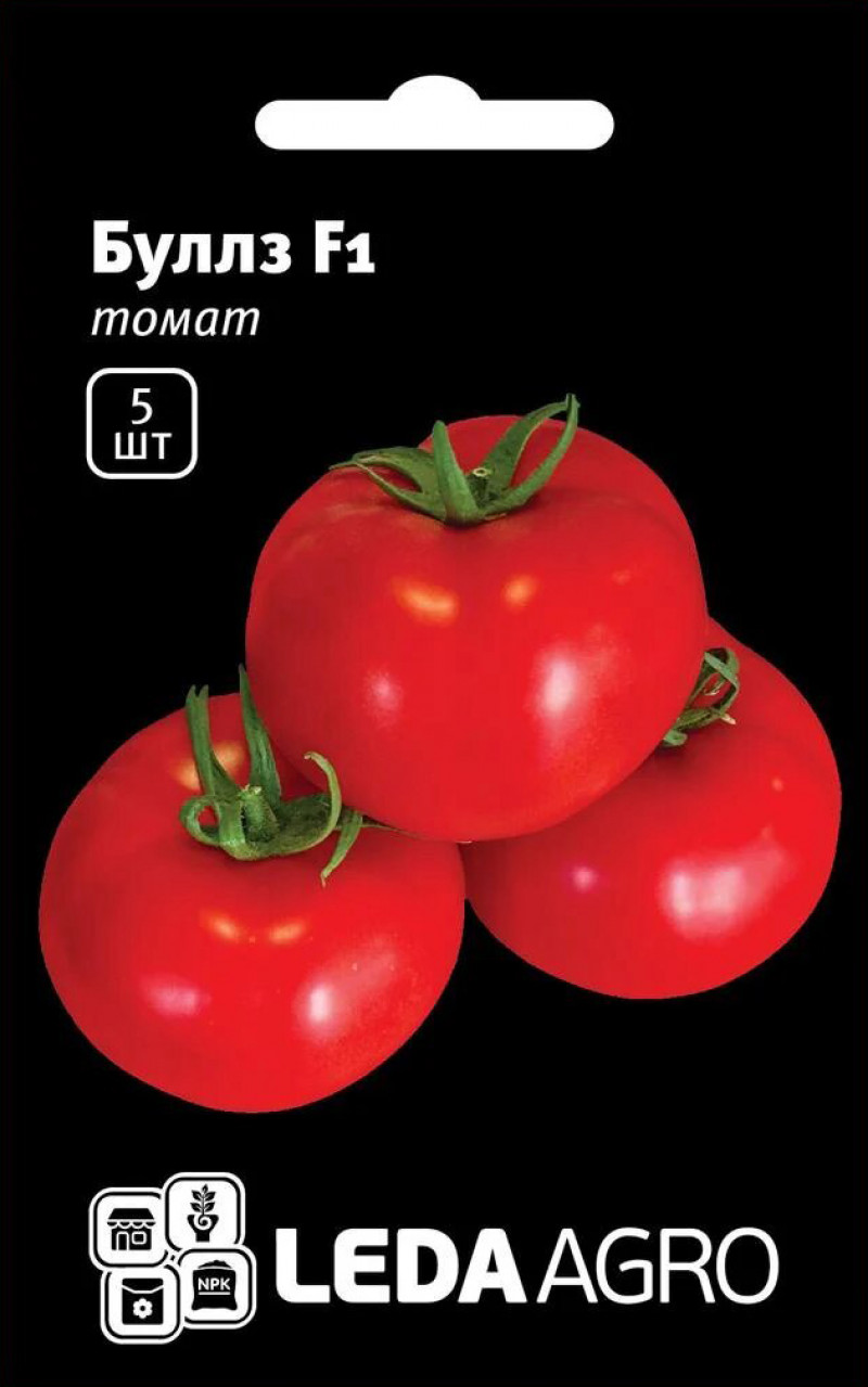 Насіння томату Буллз F1, 5 шт, Yuksel, Туреччина, Леда Агро 1