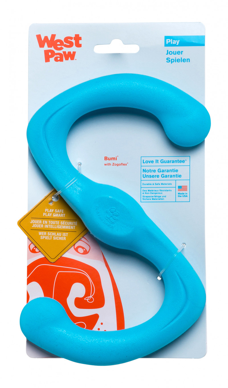 Іграшка для собак West Paw Bumi Large Aqua 24 см, блакитна (ZG051AQA) 1