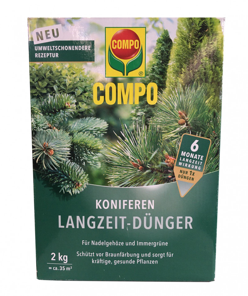 Комплексне мінеральне добриво для хвойників Compo, 2 кг (1579) 1