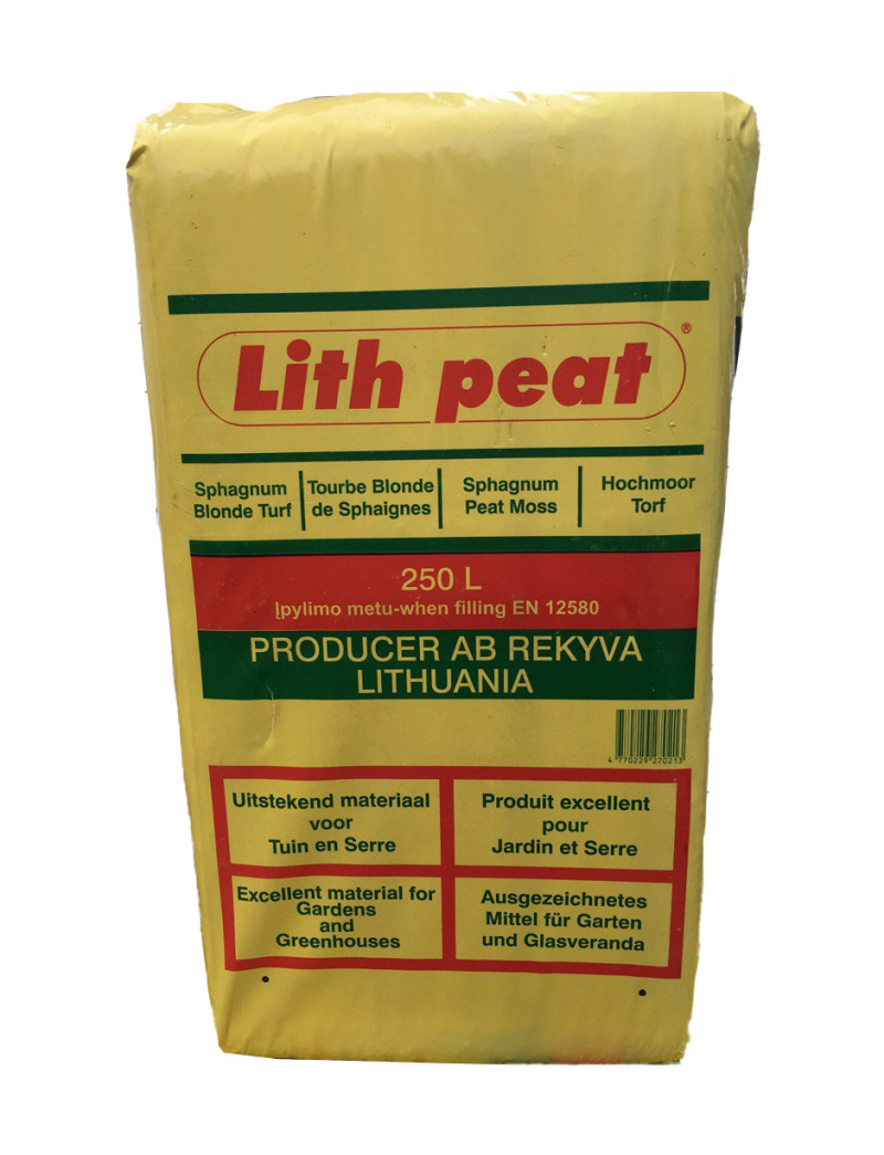 Торф Rekyva R-95932 фр0-20мм pH 3.5-4.5, 250л 2