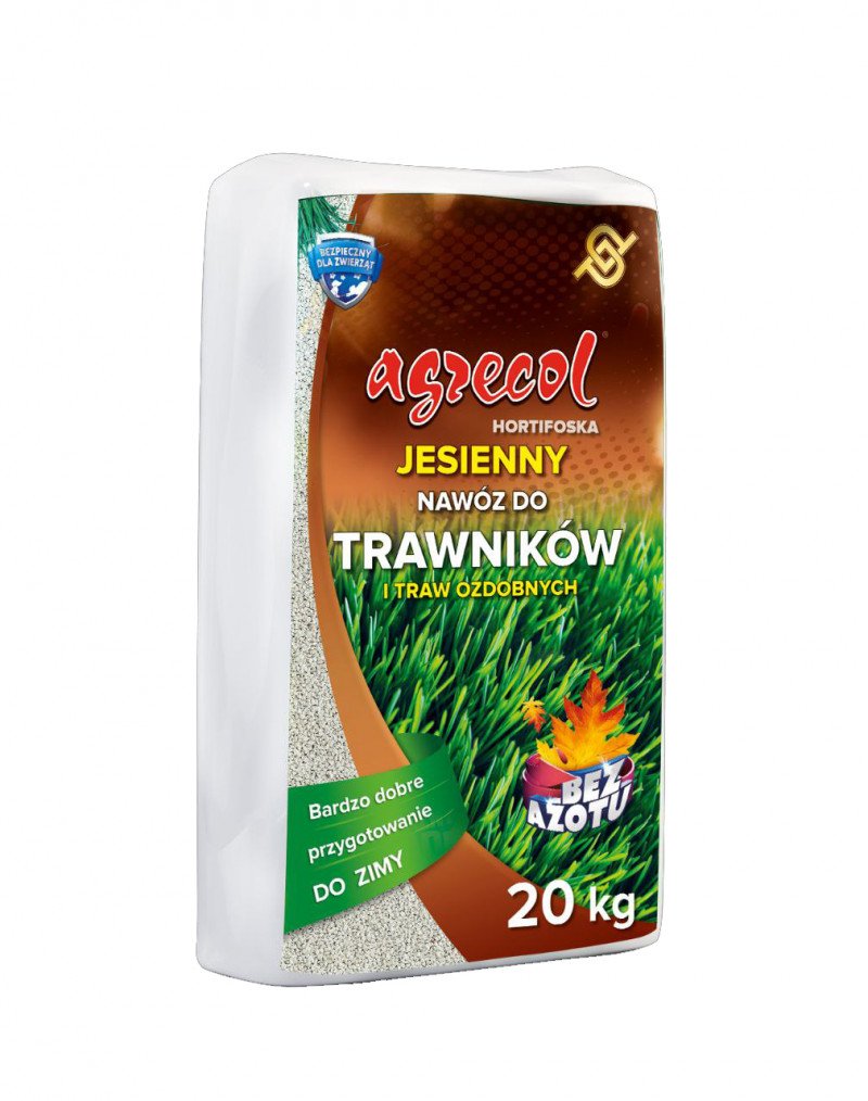 Комплексне мінеральне добриво Agrecol для газонів NPK 0.8.30, Осінь, 20 кг (649) 1
