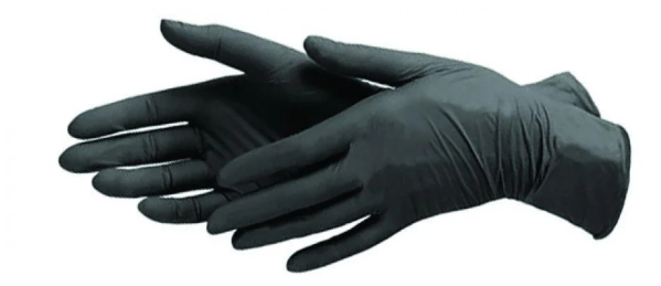 Перчатки нитриловые NITRYLEX , черные, 100шт, размер XL, 00189 2