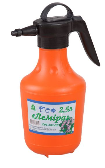 Обприскувач Леміра, ручний пневматичний, 2,5л 2