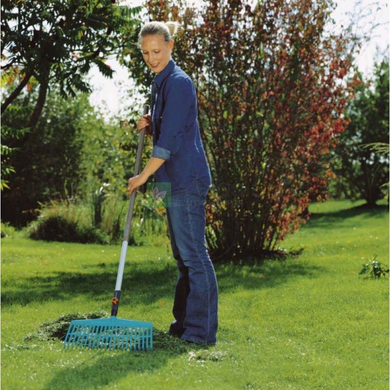 Граблі пластикові для газону, Gardena, 03101 3