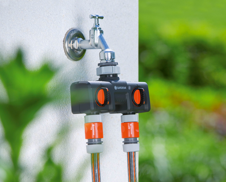Распределитель 2-х канальный, Gardena, 08193 4
