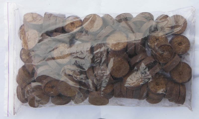 Торфяная таблетка Ellepress (Еллепресс) 100шт, 27мм, TM ROSLA (Росла) 5