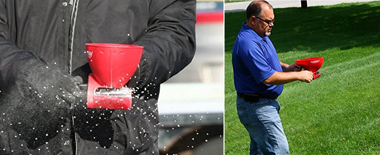 Ручний розкидач добрив для газону Earthway 3400 2