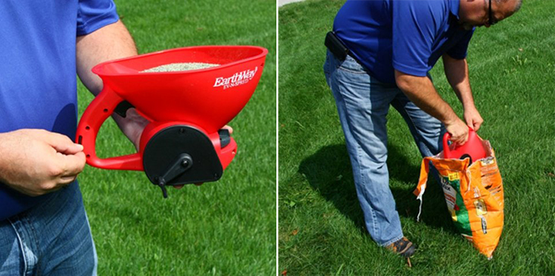 Ручний розкидач добрив для газону Earthway 3400 3