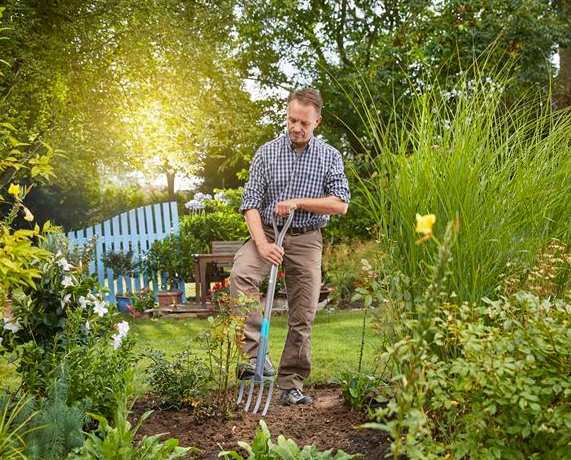 Вилы садовые NatureLine D-образная рукоятка 117 см, Gardena, 17002 4
