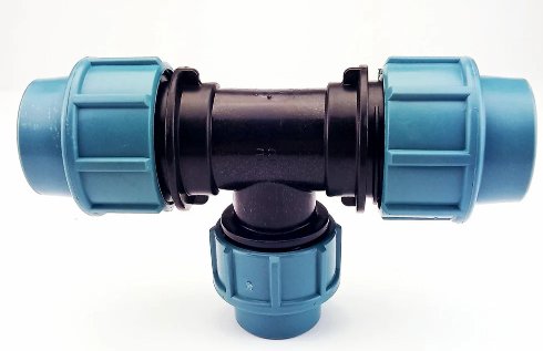 ПНД Тройник редукционный 32х25х32, Santehplast 3