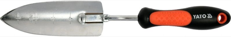 Лопатка посадкова, вузька, хромова, ергон. руч, YATO, l=340мм, YT-8885 2