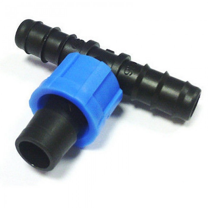 Тройник для труби ПНД для капельної стрічки (SL-021), Santehplast 2